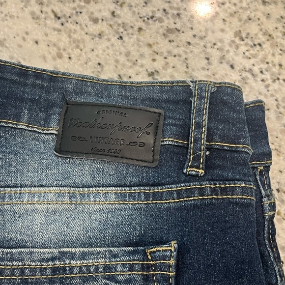 Weatherproof Vintage Men’s Skinny Fit Jeans 34W 30L Blue Wash - Picture 4 of 10